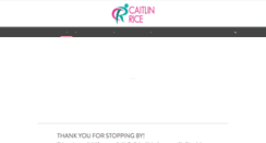 Desktop Screenshot of caitlinricefit.com